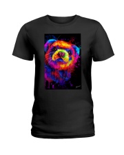 Ferret Water Color Ladies T-Shirt thumbnail