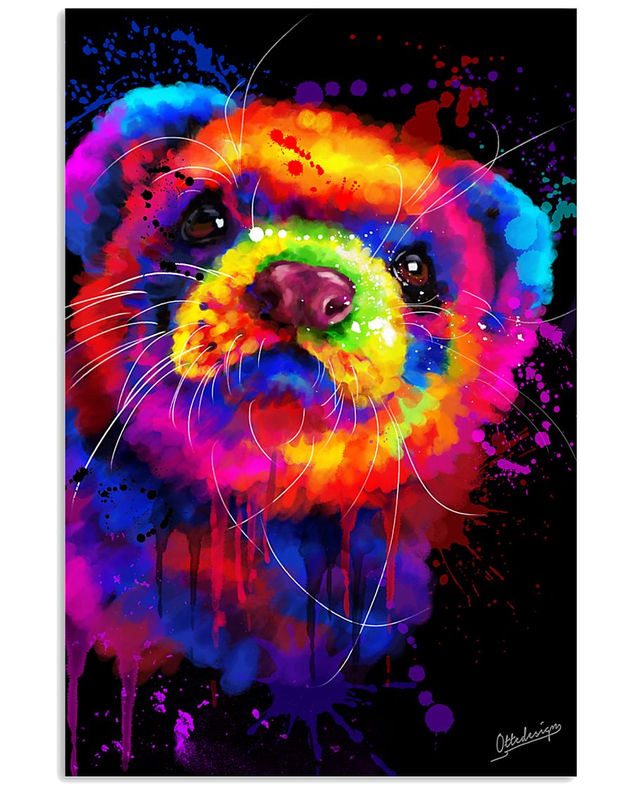 Ferret Water Color 11x17 Poster