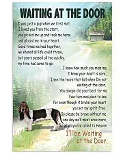 Basset Hound waiting at the door 11x17 Poster thumbnail