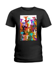 Greyhound Multi Ladies T-Shirt thumbnail