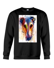 Greyhound Face Art Flow Crewneck Sweatshirt thumbnail