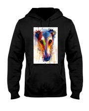 Greyhound Face Art Flow Hooded Sweatshirt thumbnail