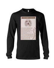 Cocker Spaniel Poster House Rules Long Sleeve Tee thumbnail