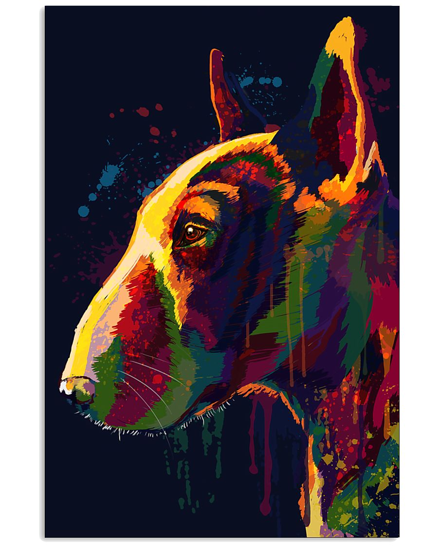 Bull Terrier Poster Unique Art V4 11x17 Poster