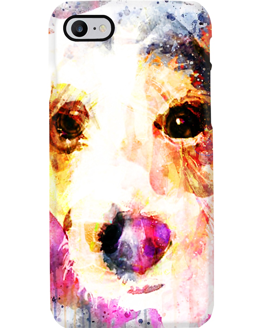 Jack Russell Face Art Water Color DF67 Phone Case