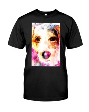 Jack Russell Face Art Water Color DF67 Classic T-Shirt thumbnail