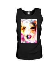 Jack Russell Face Art Water Color DF67 Unisex Tank thumbnail