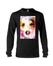 Jack Russell Face Art Water Color DF67 Long Sleeve Tee thumbnail