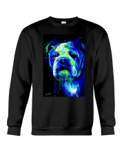 Bulldog Water Color Crewneck Sweatshirt thumbnail