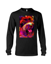 SCHNAUZER HAPPY FACE POSTER Long Sleeve Tee thumbnail