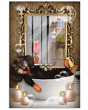 Dachshund Bath 11x17 Poster front