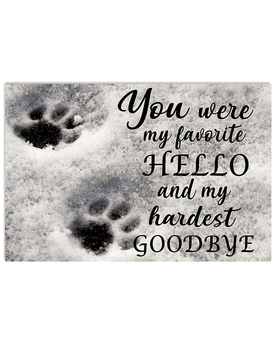 dog empty 24x16 Poster
