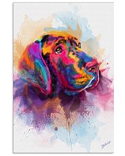 Great Dane Face Art Spotted Color 11x17 Poster front