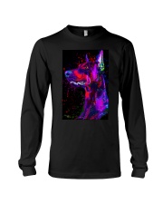 Doberman Water Color Long Sleeve Tee thumbnail