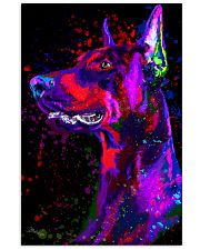 Doberman Water Color 11x17 Poster front