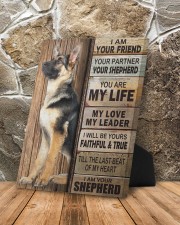 German Sherpherd Partner 8x10 Easel-Back Gallery Wrapped Canvas aos-easel-back-canvas-pgw-8x10-lifestyle-front-10