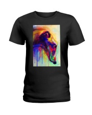 Greyhound Water Color Ladies T-Shirt thumbnail