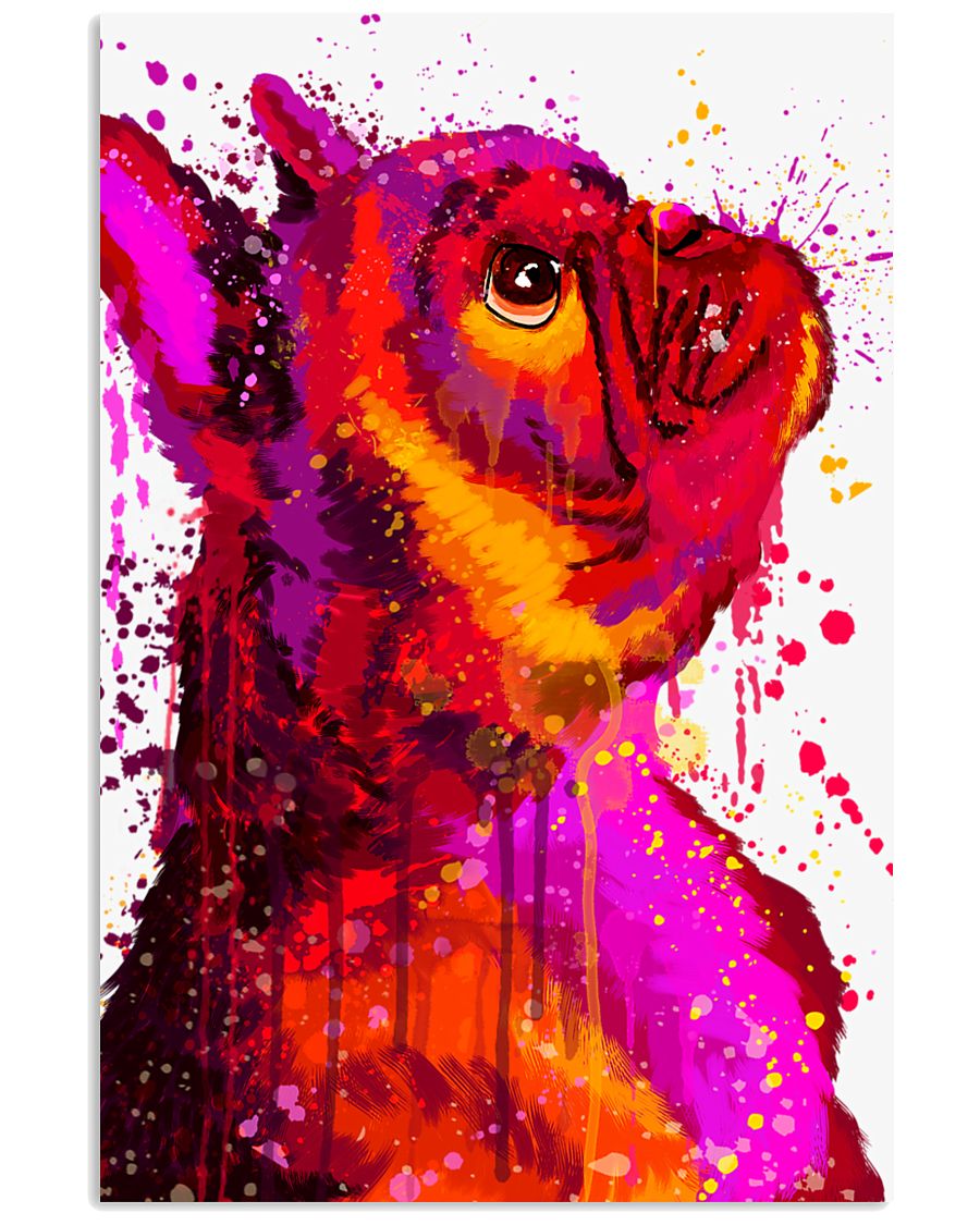 French Bulldog Water Color 16x24 Poster