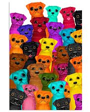 Pug multi 24x36 Poster front