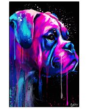 Boxer Poster Colorful Art 11x17 Poster front