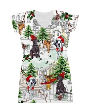 Great Dane Christmas All-over Dress thumbnail