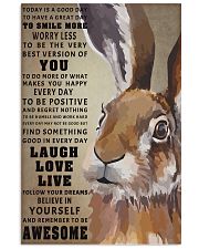 Rabbit to be awesome Vertical Poster tile