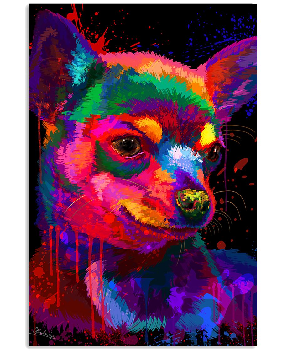 Chihuahua Water Color 24x36 Poster