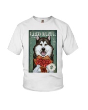 Alaskan Malamute Flower Company Youth T-Shirt thumbnail