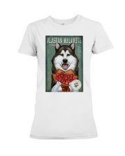 Alaskan Malamute Flower Company Premium Fit Ladies Tee thumbnail