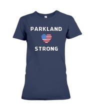 Parkland Strong American Flag T-Shirt Premium Fit Ladies Tee front