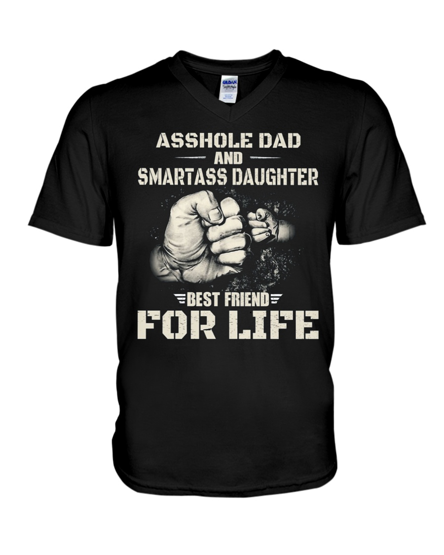 Daughter Best Friend For Life T-Shirt V-Neck T-Shirt