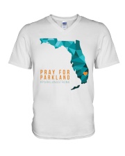 Pray for Parkland Strong T-Shirt V-Neck T-Shirt thumbnail