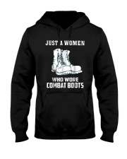 Who Wore Combat Boots Veteran T-Shirt Hooded Sweatshirt thumbnail