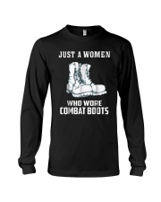 Who Wore Combat Boots Veteran T-Shirt Long Sleeve Tee thumbnail