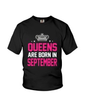 Queens Are Born In September Tanktop Youth T-Shirt thumbnail