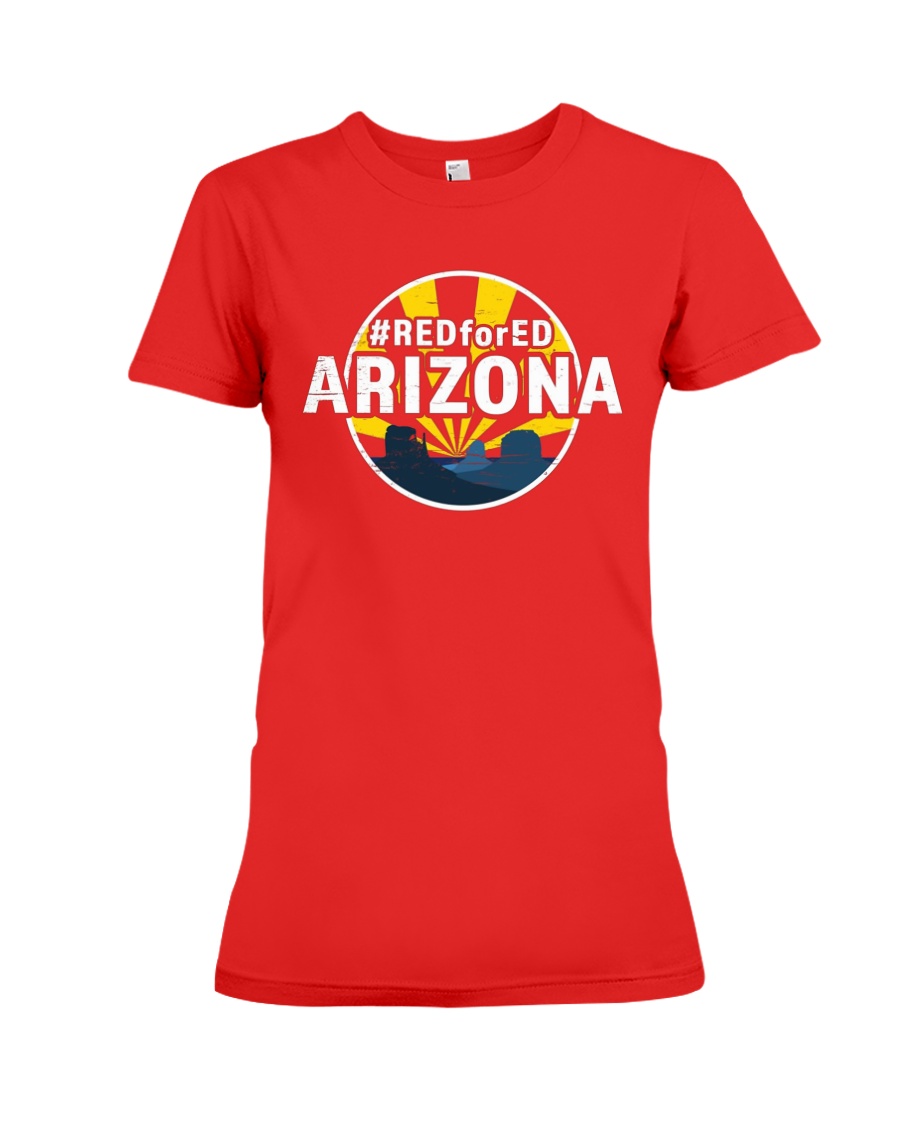 Vintage RED for ED Tee Premium Fit Ladies Tee