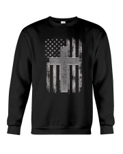 Thin Silver Line Corrections Officer Prayer Shirt Crewneck Sweatshirt thumbnail