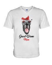 Great Dane Mom 2018 T-Shirt V-Neck T-Shirt thumbnail