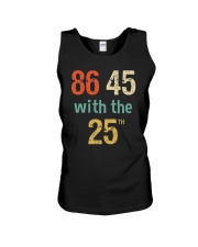 86 45 with the 25th Retro Vintage Shirt Unisex Tank thumbnail