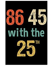 86 45 with the 25th Retro Vintage Shirt 24x36 Poster thumbnail