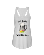Just A Girl Who Loves Beer Unisex Shirt Ladies Flowy Tank thumbnail