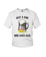 Just A Girl Who Loves Beer Unisex Shirt Youth T-Shirt thumbnail