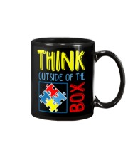 Autism Think Outside The Box Awareness Mug thumbnail