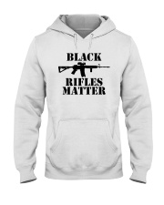 Black Rifles Matter AR-15 Shirt Hooded Sweatshirt thumbnail