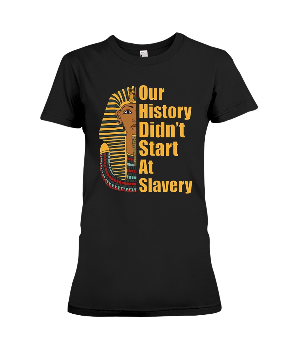 Woman Man Black History Month T-Shirt Premium Fit Ladies Tee