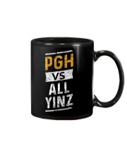 Pittsburgh Vs All Yinz Tee Shirt Mug thumbnail