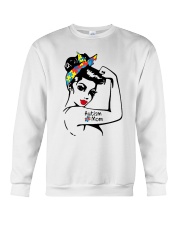 Autism Mom Strong T-Shirt Crewneck Sweatshirt thumbnail