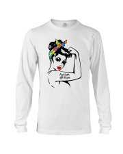 Autism Mom Strong T-Shirt Long Sleeve Tee thumbnail