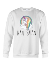 Hail Satan Cute Funny Unicorn Shirt Crewneck Sweatshirt thumbnail
