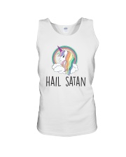 Hail Satan Cute Funny Unicorn Shirt Unisex Tank thumbnail